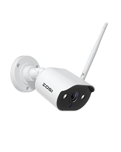 ZOSI 3MP Add-on WLAN Überwachungskamera, Zusatzkamera Ersatzkamera für ZOSI 2K 3MP WiFi NVR System (ZR08LL/ZR08RP) von ZOSI