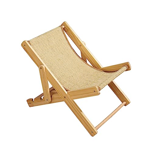 ZOSONET Katzenbett - Verstellbares Katzenbett mit Hammock, Stabiler Ruheplatz für Katzen Bis 10kg, Ideal für Katzen, Welpen und Kleintiere, Katze Beliebtem Sisal-Kratzfläche von ZOSONET