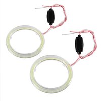 Zoternen - 1 paar Auto Halo Ringe Angel Eye cob Chips Scheinwerfer drl led Für Motorrad Auto 60mm Zoternen - 1 paar Auto Halo Ringe Angel Eye cob Chips Scheinwerfer drl led Für Motorrad Auto 60mm von ZOTERNEN
