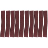 10 Stück Schleifbänder (50 x 680 mm) für Bandschleifer, Umfang 680 mm, Breite 50 mm, Aluminiumoxid-Schleifband für Holz und Weichmetall, Körnung 120, von ZOTERNEN