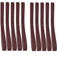 10-teiliges Schleifbandset, Körnung 180, 760 x 25 mm, Schleifband für Holz, Möbel, Metall und zum Schleifen und Polieren von Nichtmetallen 10-teiliges Schleifbandset, Körnung 180, 760 x 25 mm, Schleifband für Holz, Möbel, Metall und zum Schleifen und Polieren von Nichtmetallen von ZOTERNEN