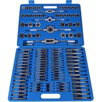 Zoternen - 110 Stück/Set M2-M18 Gewindebohrer mit Schraubenmutter und Schraubenschlüsselgriff, robustes Handwerkzeug-Set von ZOTERNEN