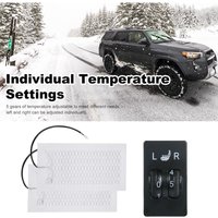 12-V-Sitzheizungsset aus Kohlefaser für 2 Sitze mit 5-Gang-Temperaturschalter, beheizter Bezug, Heizkissen für Autos, LKWs, Geländefahrzeuge 12-V-Sitzheizungsset aus Kohlefaser für 2 Sitze mit 5-Gang-Temperaturschalter, beheizter Bezug, Heizkissen für Autos, LKWs, Geländefahrzeuge von ZOTERNEN