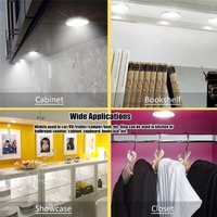 Zoternen - 15 LED-Deckeneinbauleuchte für Wohnmobil, Boot, 12 v, runde Form, ultradünn, Innenbeleuchtung für Wohnmobil, kleiner Strahler mit Kabel von ZOTERNEN