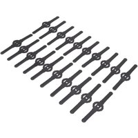 20 stücke Kunststoff Rasenmäher Klingen Garten Elektrische Gras Trimmer Lange Klinge Mäher Zubehör Schwarz von ZOTERNEN
