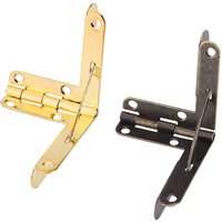 20 stücke Scharniere TOPINCN Spring Hinge Frühling Scharnier Mini Scharniere Dekorative Holz Fall Box Latch Lock mit crews(Bronze) von ZOTERNEN