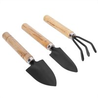 3-teiliges Mini-Gartenwerkzeug-Set für Pflanzen, Mini-Gartengeräte, Schaufel, Klaue, Rechen, Spaten, Topfpflanzen, Gartenhandset, von ZOTERNEN