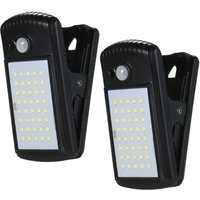 40LEDs Outdoor Solar Lichter Clip-auf Motion Sensor Clamp Lampe IP65 Wasserdicht für Zaun Wand Garage Terrasse von ZOTERNEN