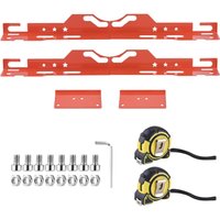 Achsvermessungswerkzeuge mit 2 Maßbändern, Spurvermessungswerkzeug für den Heimgebrauch, orangefarbenes Auto-Werkzeugset aus Edelstahl - Zoternen Achsvermessungswerkzeuge mit 2 Maßbändern, Spurvermessungswerkzeug für den Heimgebrauch, orangefarbenes Auto-Werkzeugset aus Edelstahl - Zoternen von ZOTERNEN