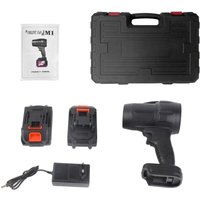 Zoternen - Akku-Laubbläser, 21 v, elektrischer Handstaubwedel mit 2 Akkus, variabler Geschwindigkeit, tragbarer Autotrockner, Ventilator von ZOTERNEN