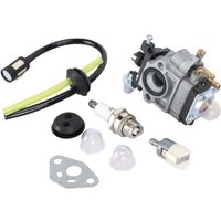 Aluminium-Vergaser-Reparatursatz, Zündkerze und Filterleitung für Rasenmäher der Modelle TH23, TH26 und TH34 mit 23 cm³, 25 cm³, 26 cm³, 33 cm³ und Aluminium-Vergaser-Reparatursatz, Zündkerze und Filterleitung für Rasenmäher der Modelle TH23, TH26 und TH34 mit 23 cm³, 25 cm³, 26 cm³, 33 cm³ und von ZOTERNEN