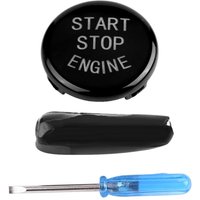 Zoternen - Auto-One-Key-Startknopf-Motor-Zündschalter-Abdeckung für bmw e Disk Bottom (schwarz) von ZOTERNEN