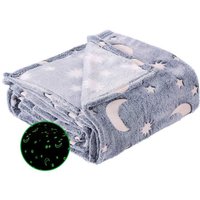 Bunte Kinderdecke, weich und flauschig, Sternen- und Mondmuster, 100 x 150 cm. Bunte Kinderdecke, weich und flauschig, Sternen- und Mondmuster, 100 x 150 cm. von ZOTERNEN