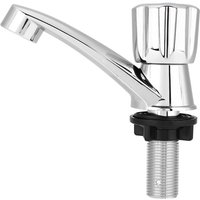 Cafopgrill Einzelhahn Kaltwasserhahn G1/2 Wasserdüse Badezimmerwaschbecken Küchenspüle WC Waschbecken Zubehör ABS(03) von ZOTERNEN