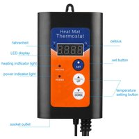 Century Digitaler Temperaturregler Thermostat Steckdose für Heizmatte Saatgut 120 V von ZOTERNEN