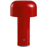 DOACT Pilz-Tischleuchte, Acryl-Lampenschirm mit LED-Lichtperlen, Pilz-Tischleuchte für den Nachttisch (Rot) von ZOTERNEN