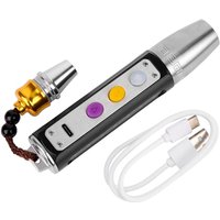 Fdit USB-wiederaufladbare 3-LED-Jade-Taschenlampe, Schmuck- und Edelstein-Identifikationslichter von ZOTERNEN
