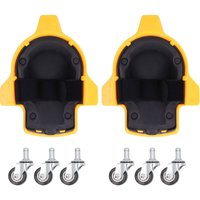 Fishhawk Rollknieschoner, 2 verschiebbare Knieschoner, Schaumstoff-Kniepolster mit Rollen und verstellbaren Gurten, multifunktionaler Knieschoner für Fishhawk Rollknieschoner, 2 verschiebbare Knieschoner, Schaumstoff-Kniepolster mit Rollen und verstellbaren Gurten, multifunktionaler Knieschoner für von ZOTERNEN