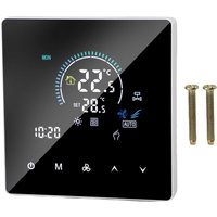 Fußbodenheizungsthermostat für Klimaanlagen, IP20 Touchscreen, Farbanzeige, Smart WiFi, programmierbar für Gebläsekonvektoren 5-60 ℃. Fußbodenheizungsthermostat für Klimaanlagen, IP20 Touchscreen, Farbanzeige, Smart WiFi, programmierbar für Gebläsekonvektoren 5-60 ℃. von ZOTERNEN