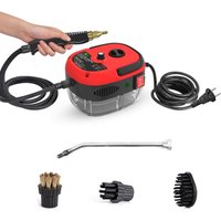 Handdampfreiniger, 2500 w, Hochtemperatur-Dampfreinigungsgerät mit Hochdruck, mit Bürstenköpfen für Küche, Möbel, Bad und Auto Handdampfreiniger, 2500 w, Hochtemperatur-Dampfreinigungsgerät mit Hochdruck, mit Bürstenköpfen für Küche, Möbel, Bad und Auto von ZOTERNEN