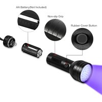 Haustier-Urin-Detektor, ultrahelle 51-LED-Schwarzlicht-Taschenlampe, tragbarer Detektor mit multifunktionaler Erkennung für Teppich, Skorpion, Leck von ZOTERNEN