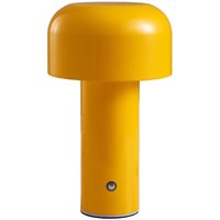 Headerbs Pilz-Tischleuchte, Pilz-Tischleuchte mit Acryl-Lampenschirm für das Schlafzimmer (Gelb) von ZOTERNEN