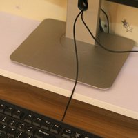 Zoternen - Holz-Monitorständer, LED-Computer-Riser, Desktop-Organizer, Präsentationsständer, violett-weiß von ZOTERNEN