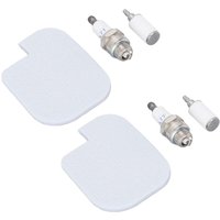 Kettensägen-Wartungsset (2-teilig): Schwert-Luftfilter, tragbare Zündkerze für McCulloch CS360T, CS400T und CS420T Kettensägen – robustes von ZOTERNEN