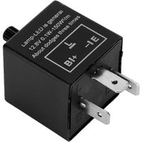 LED-Blinkerrelais,Blinkerrelais 12 v, 3-polig, einstellbares LED-Licht-Blinker-Blinkerrelais. Ersatz des elektronischen Relais für den Blinker LED-Blinkerrelais,Blinkerrelais 12 v, 3-polig, einstellbares LED-Licht-Blinker-Blinkerrelais. Ersatz des elektronischen Relais für den Blinker von ZOTERNEN
