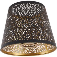 Lampenschirm, Lampenschirmabdeckung aus Eisenmetall mit innerem Goldmuster für Tischlampe von ZOTERNEN