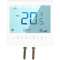 LiebeWH Programmierbarer Thermostat mit großem LCD-Bildschirm für Wohnzimmer, Schlafzimmer, Esszimmer, Flur, 230 V Wechselstrom von ZOTERNEN