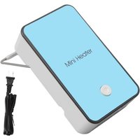 Mini-Heizgerät, schnelles Aufheizen, geräuscharm, tragbarer Miniwatt-Heizlüfter in Blau mit drehbarem Ständer für Schlafzimmer, Büro, Schule, Mini-Heizgerät, schnelles Aufheizen, geräuscharm, tragbarer Miniwatt-Heizlüfter in Blau mit drehbarem Ständer für Schlafzimmer, Büro, Schule, von ZOTERNEN