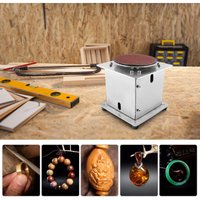 Mini-Tischschleifer, elektrischer Kantenschärfer, 7 Geschwindigkeitsstufen, 20 selbstklebende Schleifscheiben, DIY-Tischpoliermaschine für Holz, Mini-Tischschleifer, elektrischer Kantenschärfer, 7 Geschwindigkeitsstufen, 20 selbstklebende Schleifscheiben, DIY-Tischpoliermaschine für Holz, von ZOTERNEN