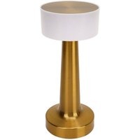 NIZUUONE Touch-Nachtlicht mit 3 Farben, USB-Ladefunktion, Nachttischlampe aus Metall für Restaurants, einstellbare Helligkeit, wiederaufladbar von ZOTERNEN