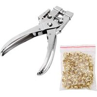 Ösenstanze mit 100 Ösen, Ösenstanze, 4,5 mm Durchmesser, Ösenstanze für Planen, Zelte, Segeltuchtaschen, Markisen, Poolabdeckungen Ösenstanze mit 100 Ösen, Ösenstanze, 4,5 mm Durchmesser, Ösenstanze für Planen, Zelte, Segeltuchtaschen, Markisen, Poolabdeckungen von ZOTERNEN