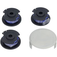 Ryobi One + Plus AC14RL3A 18 V 24 V 40 V Ersatz-Spulenkappen, 0,065 Zoll Trimmerfaden für Akku-Fadentrimmer Ryobi One + Plus AC14RL3A 18 V 24 V 40 V Ersatz-Spulenkappen, 0,065 Zoll Trimmerfaden für Akku-Fadentrimmer von ZOTERNEN