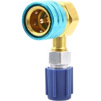 Schnelladapter für Aluminium-Seitenkupplung 37g R1234YF auf R134A Kfz-Klimaanlagen Schnelladapter für Aluminium-Seitenkupplung 37g R1234YF auf R134A Kfz-Klimaanlagen von ZOTERNEN