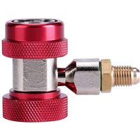 Schnellanschluss-Adapter für Niederdruck-/Hochdruck-Klimaanlagen (R134) + Abluftventileinsatz (Sonstige) von ZOTERNEN