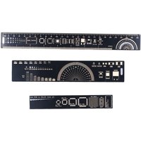 Skalenlineal, Multifunktions-Ingenieurlineal, Multifunktions-Messwerkzeug, 3 Standardgrößen Skalenlineal, Multifunktions-Ingenieurlineal, Multifunktions-Messwerkzeug, 3 Standardgrößen von ZOTERNEN