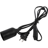 Stück E27 Pendelleuchte, Lampenfassung mit Kabel und Ein-/Ausschalter (schwarzer EU-Stecker) von ZOTERNEN