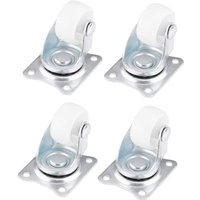 Stück Universal-Lenkrollen, 25 mm Schwenkräder, Hochleistungsrollen, geräuscharme Räder, maximale Tragkraft 40 kg, für Stühle, kleine Trolleys, Koffer von ZOTERNEN