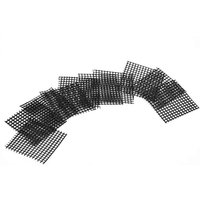 Teppich zur Reinigung von Blumentöpfen mit Lochöffnung, 10 Stück atmungsaktiver Netz-Pflanzenteppich für Bonsai-Pflanzen, Gitterhintergrund für Teppich zur Reinigung von Blumentöpfen mit Lochöffnung, 10 Stück atmungsaktiver Netz-Pflanzenteppich für Bonsai-Pflanzen, Gitterhintergrund für von ZOTERNEN