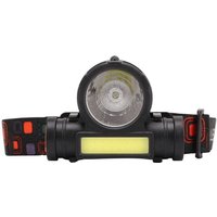 USB-Stirnlampe, superhelle COB-Taschenlampe mit USB-Ladefunktion, IPX4 wasserdicht für Outdoor-Läufe von ZOTERNEN