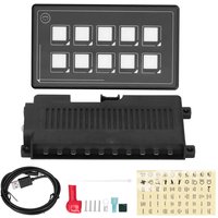 Zoternen - 10P app Bluetooth Membran-Bedienfeld mit integriertem pptc Touch LED-Hintergrundbeleuchtungsmodul für Boote und Wohnmobile von ZOTERNEN