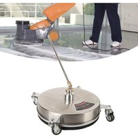 Zoternen - 15 Zoll Hochdruckreiniger Oberflächenreiniger Professioneller 4000PSI Oberflächenreiniger mit 4 Rädern 1/4 Zoll Schnellanschluss von ZOTERNEN