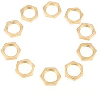 40 stücke Messing Sechskantmuttern G1 / 8 G1 / 4 G3 / 8 G1 / 2 G3 / 4 G1 Gewinde Fitting Dünne Mutter - Zoternen 40 stücke Messing Sechskantmuttern G1 / 8 G1 / 4 G3 / 8 G1 / 2 G3 / 4 G1 Gewinde Fitting Dünne Mutter - Zoternen von ZOTERNEN