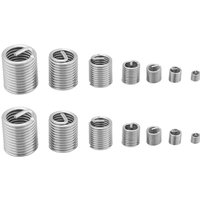 60-teiliges Gewinde-Reparatur-Set, Edelstahl-Mutter-Niet-Gewindeeinsatz-Werkzeug M3 M4 M5 M6 M8 M10 M12 von ZOTERNEN