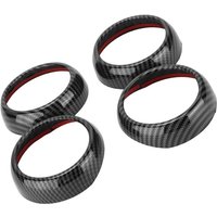 Zoternen - Akozon Carbon Fiber Air Outlet Trim Klimaanlage Vent Cover Auto Interior Styling Ersatz für Smart Fortwo/Forfour 453 2015-2021 von ZOTERNEN
