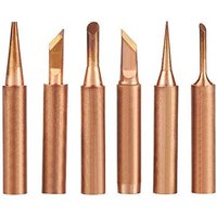 Zoternen - Akozon Lötkolben Tipps Ersatz Lötspitze 6pcs Bleifreies Kupfer Eisen Lötspitze k sk 1C 3C b i Für 936 Lötstationen Zoternen - Akozon Lötkolben Tipps Ersatz Lötspitze 6pcs Bleifreies Kupfer Eisen Lötspitze k sk 1C 3C b i Für 936 Lötstationen von ZOTERNEN