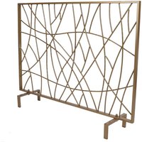 Zoternen - Kaminschirm aus Eisen mit Einzelplatte, moderner Stil, Brandschutz für die Wohnzimmerdekoration Zoternen - Kaminschirm aus Eisen mit Einzelplatte, moderner Stil, Brandschutz für die Wohnzimmerdekoration von ZOTERNEN